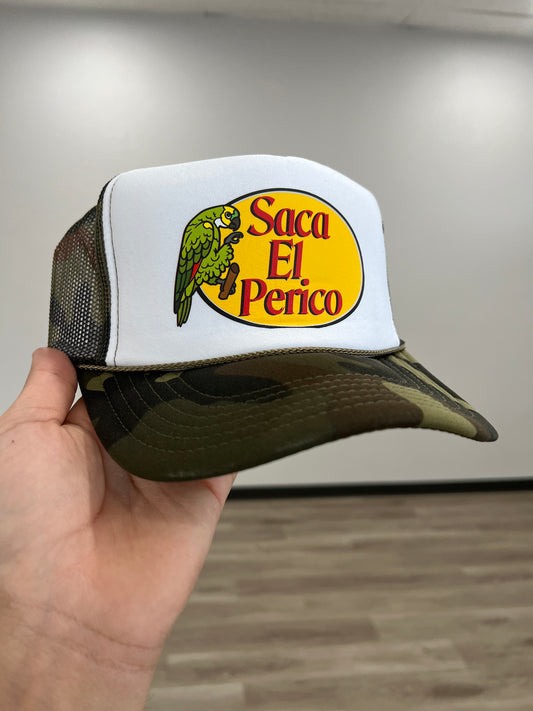 Saca El Perico Hat CAMO/WHITE