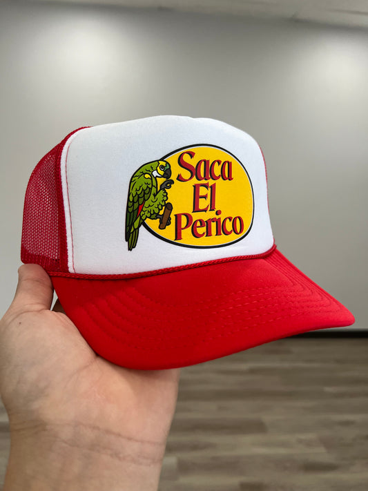 Saca El Perico Hat RED/WHITE